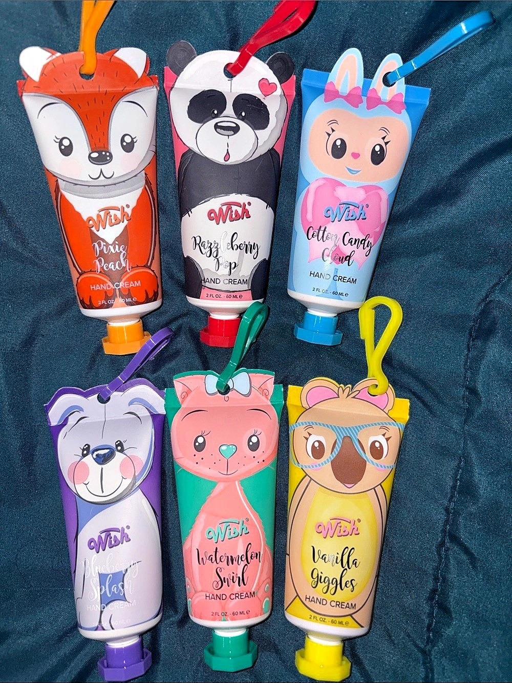 Wish Animal Hand Cream Set 6-Piece NWT